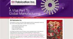 Desktop Screenshot of idifabrication.com